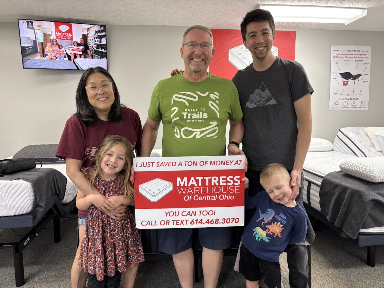 Happy Customers at Central Ohio Mattress